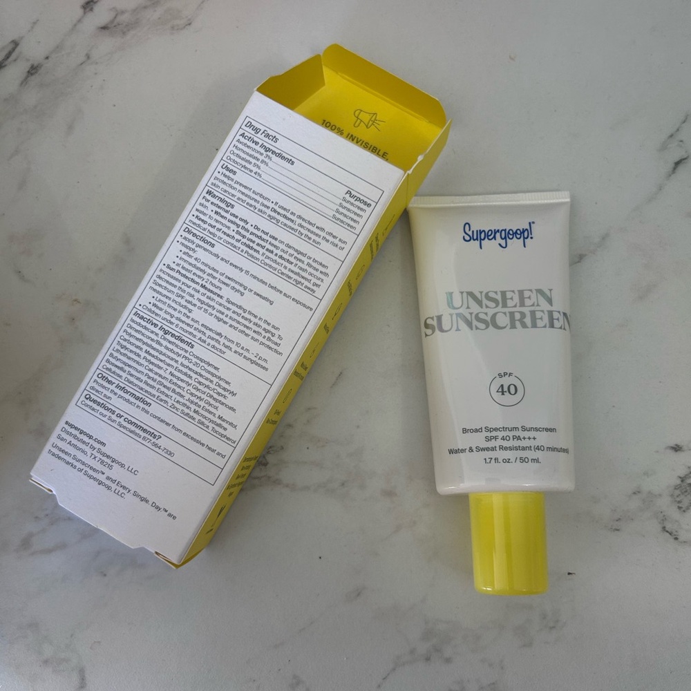 NIB Supergoop! Unseen Sunscreen SPF 40